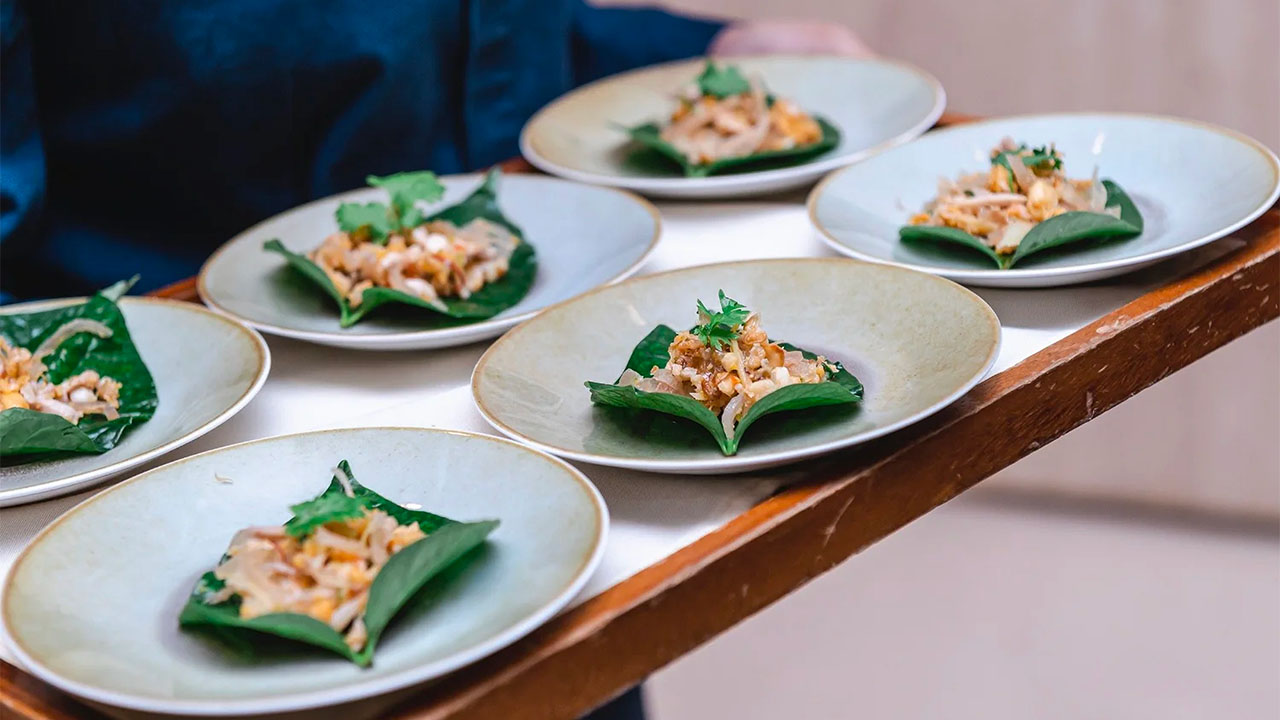 Traditional Cambodian food dish
